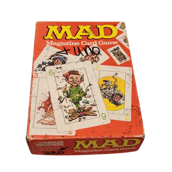 Parker Brothers Other - MAD Magazine Card Game Parker Brothers 1980 Collectors Item Complete Vintage